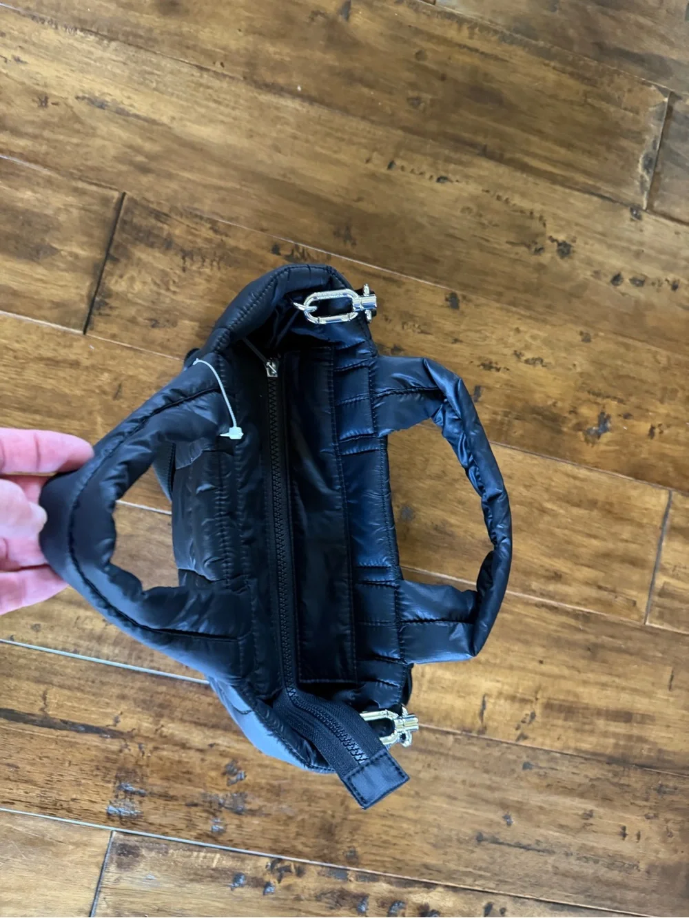 lululemon athletica Quilted Puffer Messenger Bag - Black